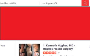 Dr. Kenneth Hughes Voted Best Brazilian buttlift surgeon in Los Angeles